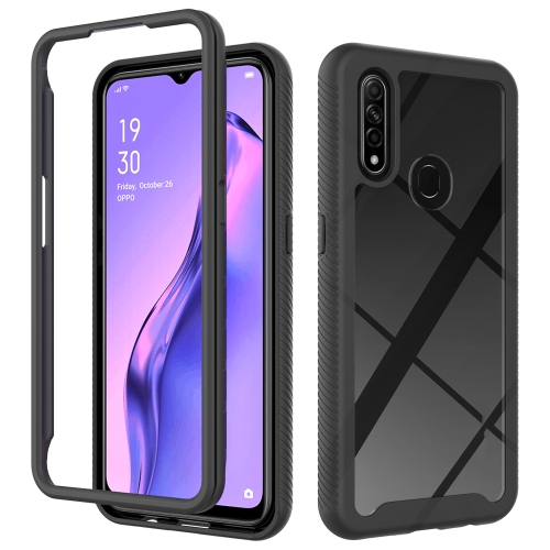 

For OPPO A31 Starry Sky Solid Color Series Shockproof PC + TPU Case(Black)