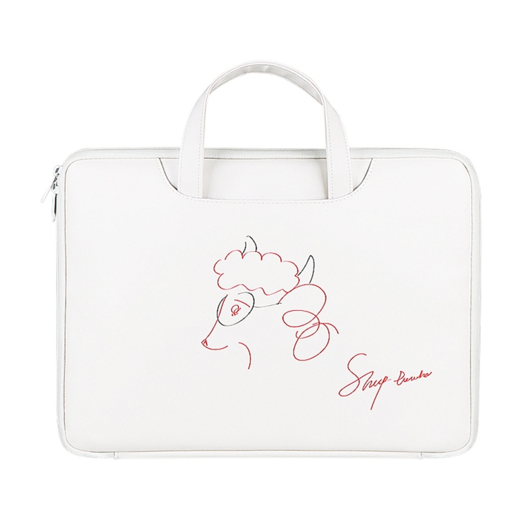 

ST01KT Lightweight PU Printed Laptop Bag, Size:13.3 inch(Sheep Head)