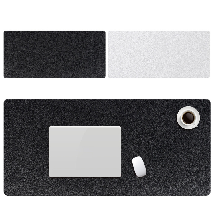 

ZD01 Double-sided PU Mouse Pad Table Mat, Size: 90 x 40cm(Silver+Black)