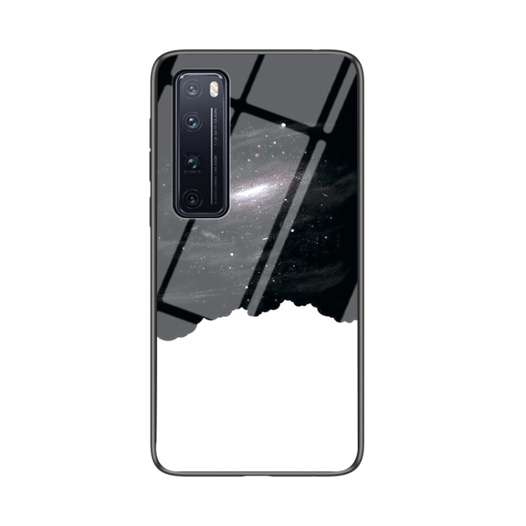 

For Huawei nova 7 Pro 5G Starry Sky Pattern Tempered Glass + TPU Shockproof Protective Case(Universe Starry Sky)