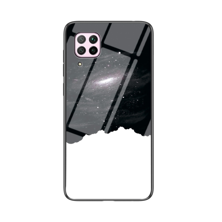 

For Huawei nova 6 SE Starry Sky Pattern Tempered Glass + TPU Shockproof Protective Case(Universe Starry Sky)