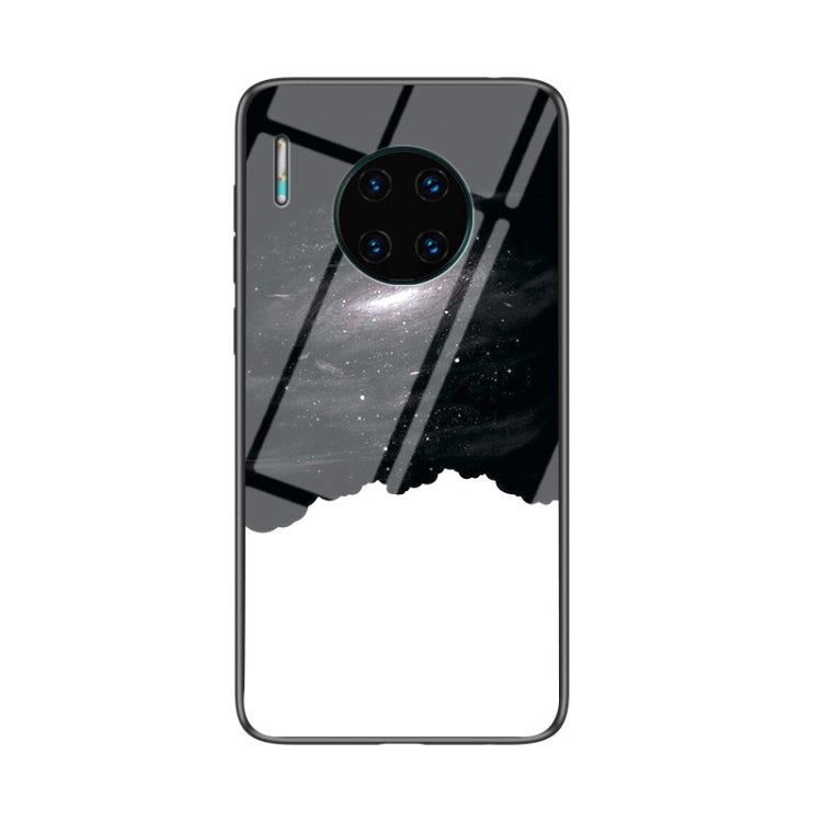 

For Huawei Mate 30 Pro Starry Sky Pattern Tempered Glass + TPU Shockproof Protective Case(Universe Starry Sky)