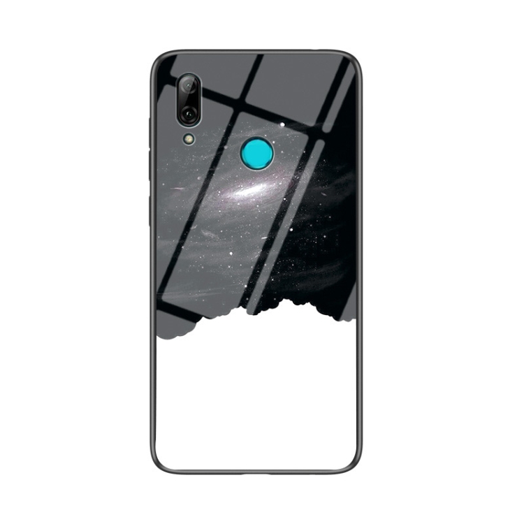 

For Huawei P smart 2019 Starry Sky Pattern Tempered Glass + TPU Shockproof Protective Case(Universe Starry Sky)