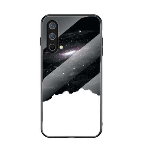 

For OnePlus Nord CE 5G Starry Sky Painted Tempered Glass TPU Shockproof Protective Case(Cosmic Starry Sky)