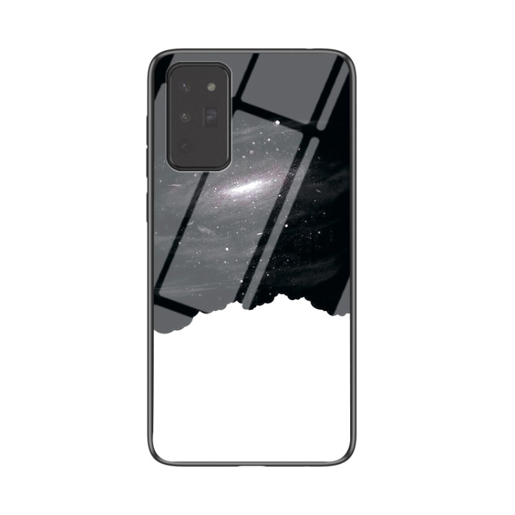 

For Samsung Galaxy Note20 Starry Sky Painted Tempered Glass TPU Shockproof Protective Case(Cosmic Starry Sky)