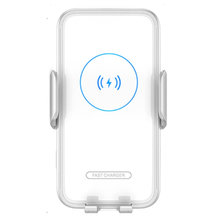 

V8 15W 360 Degree Rotatable Smart Sensor Car Wireless Charger Phone Holder(White)