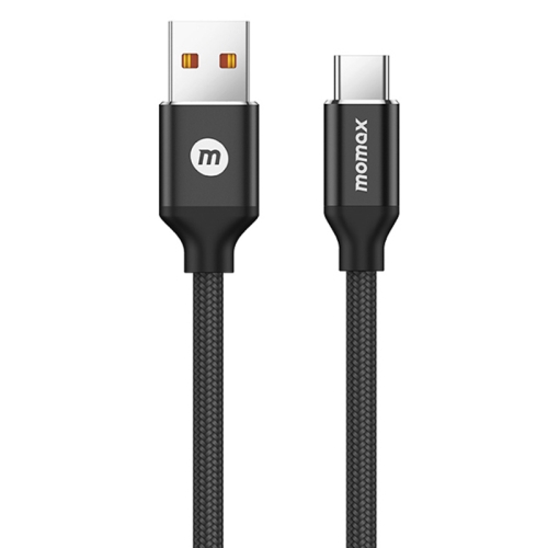 

MOMAX DA20D 6A USB-C / Type-C to USB Nylon Braided Data Cable, Cable Length: 1.2m(Black)