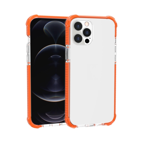 

Four-corner Shockproof TPU + Acrylic Protective Case For iPhone 13 Pro(Orange)