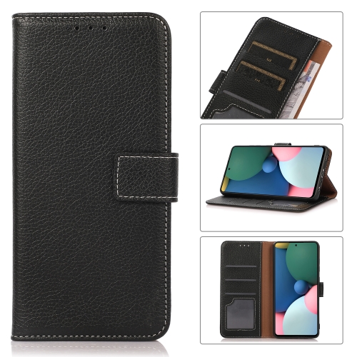 

Litchi Texture PU + TPU Horizontal Flip Leather Case with Holder & Card Slots & Wallet For iPhone 13 mini(Black)