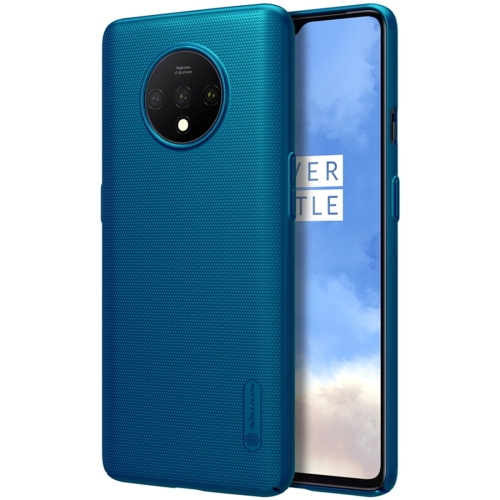 

For OnePlus 7T NILLKIN Frosted Concave-convex Texture PC Protective Case(Blue)