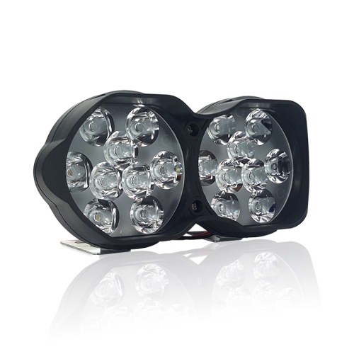 

2 PCS L15 8-85V / 15W / 5000K / 1200LM Motorcycle / Car IPX4 Waterproof External LED Glare Spotlight Working Lamp