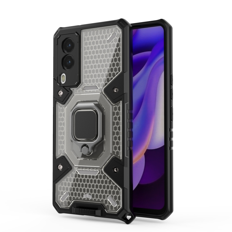 

Space PC+TPU Ring Holder Protective Case For vivo V21e 5G(Grey)