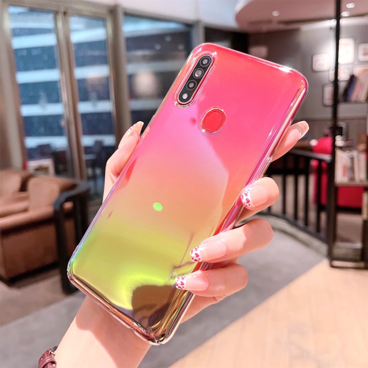 

For OPPO A8 Colorful Electroplating PC Protective Case