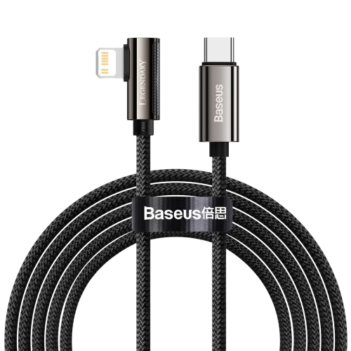

Baseus CATLCS-A01 Legend Series PD 20W USB-C / Type-C to 8 Pin Elbow Fast Charging Data Cable, Cable Length:2m(Black)