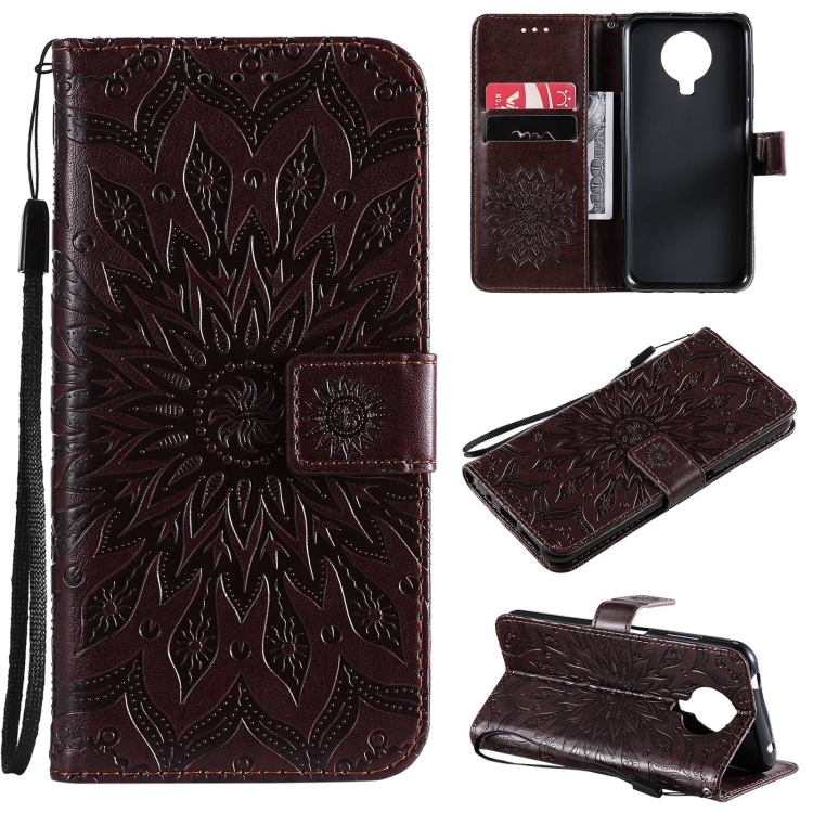 For Nokia 6.3 / G20 / G10 Sun Embossing Pattern Horizontal Flip Leather Case with Card Slot & Holder & Wallet & Lanyard(Brown)
For Nokia 6.3 / G20 / G10 Sun Embossing Pattern Horizontal Flip Leather Case with Card Slot & Holder & Wallet & Lanyard(Brown)
