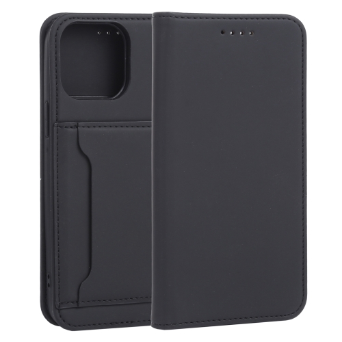 

Strong Magnetism Shockproof Horizontal Flip Liquid Feel Leather Case with Holder & Card Slots & Wallet For iPhone 13 Pro Max(Black)