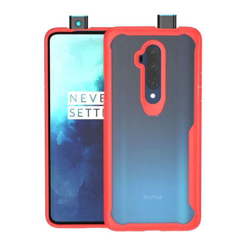 

For Oneplus 7T Pro Tang Series Transparent PC + TPU Full Coverage Shockproof Protective Case(Red)