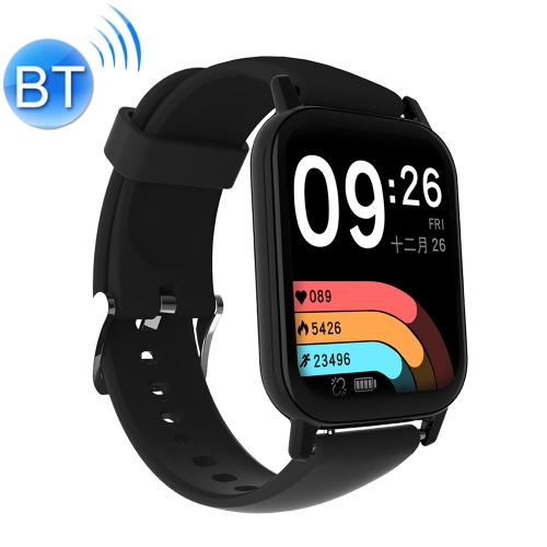 DOOGEE CS2 1.69 inch HD Touch Screen Bluetooth 5.0 Smart Watch, Supports 24 Sports Modes & Heart Rate / Sleep Monitoring & Pedometer(Black)