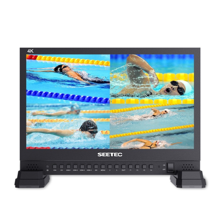 

SEETEC 4K156-9HSD 3840x2160 300 nits 15.6 inch IPS Screen HDMI 4K 3G-SDI Four Screen Split Display Monitor