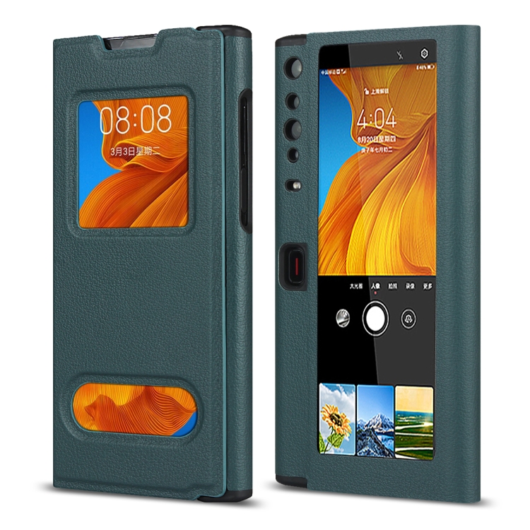 For Huawei Mate Xs Small Lychee Texture Smart View Window Horizontal Flip Leather Case with Holder & Sleep / Wake-up Function(Dark Green)
For Huawei Mate Xs Small Lychee Texture Smart View Window Horizontal Flip Leather Case with Holder & Sleep / Wake-up Function(Dark Green)