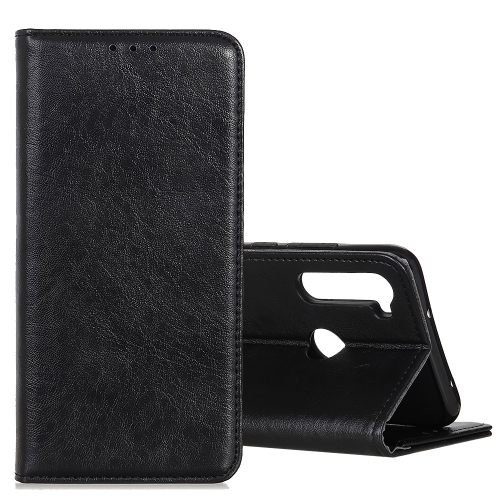 

For Xiaomi Redmi Note 8T Magnetic Retro Crazy Horse Texture Horizontal Flip Leather Case with Holder & Card Slots(Black)