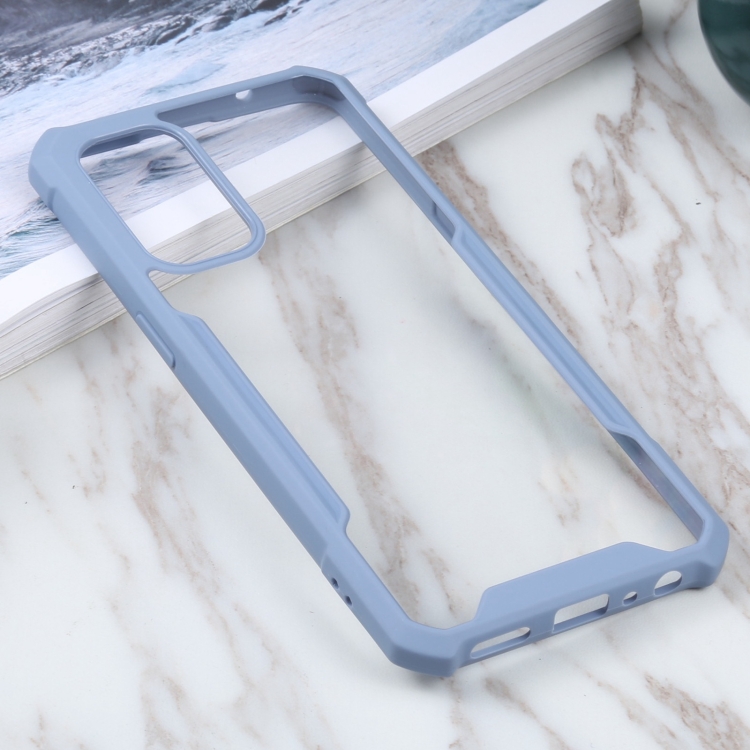 

For OPPO Reno5 4G/5G Acrylic + Color TPU Shockproof Case(Milk Grey)