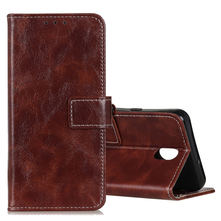 

For Nokia 2.3 Retro Crazy Horse Texture Horizontal Flip Leather Case with Holder & Card Slots & Photo Frame & Wallet(Brown)