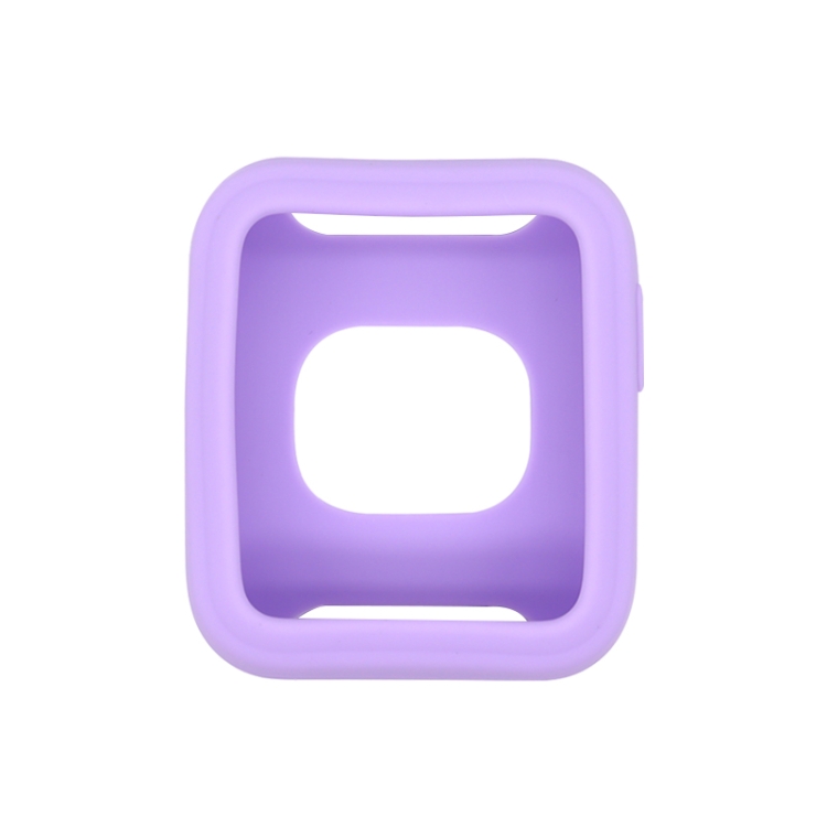 

For Xiaomi Redmi Watch Pure Color Silicone Protective Case(Purple)