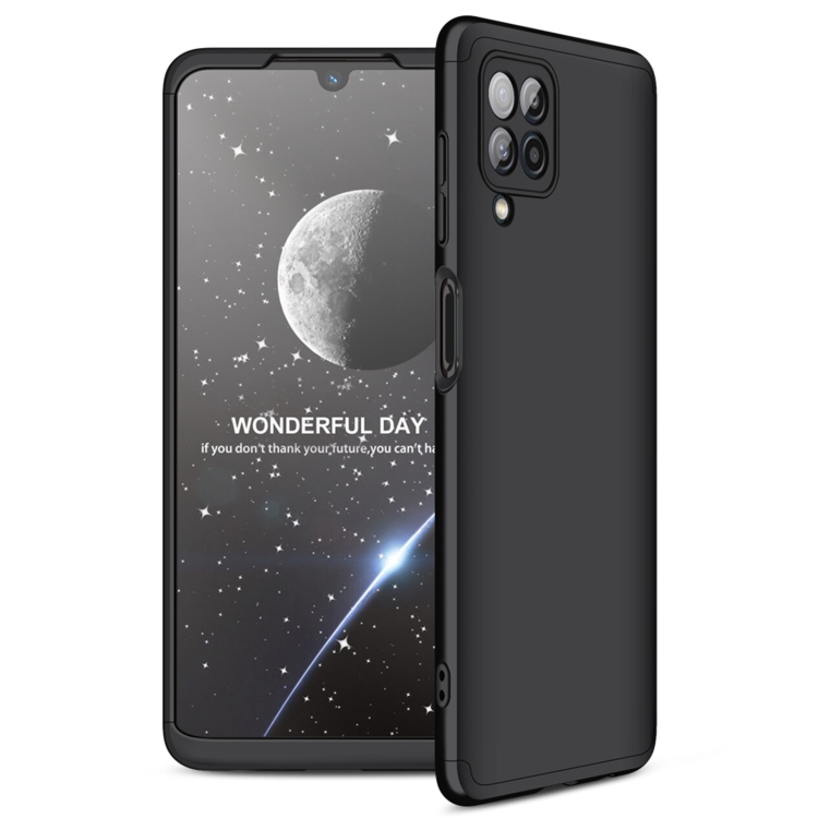 

For Samsung Galaxy M32 International Version Thickness 8.4mm/A22 4G GKK Three Stage Splicing Full Coverage PC Case(Black)
