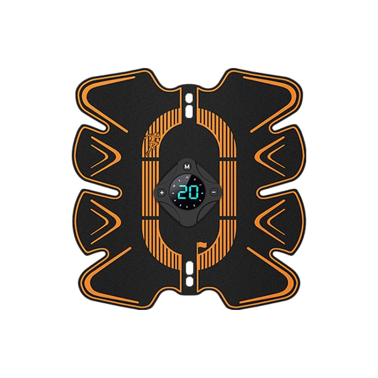 

FM87 USB Magnetic Charging EMS Electrical Muscle Stimulator Abdominal Muscle Sticker with LED Digital Display, Single Abdominal Muscle Sticker