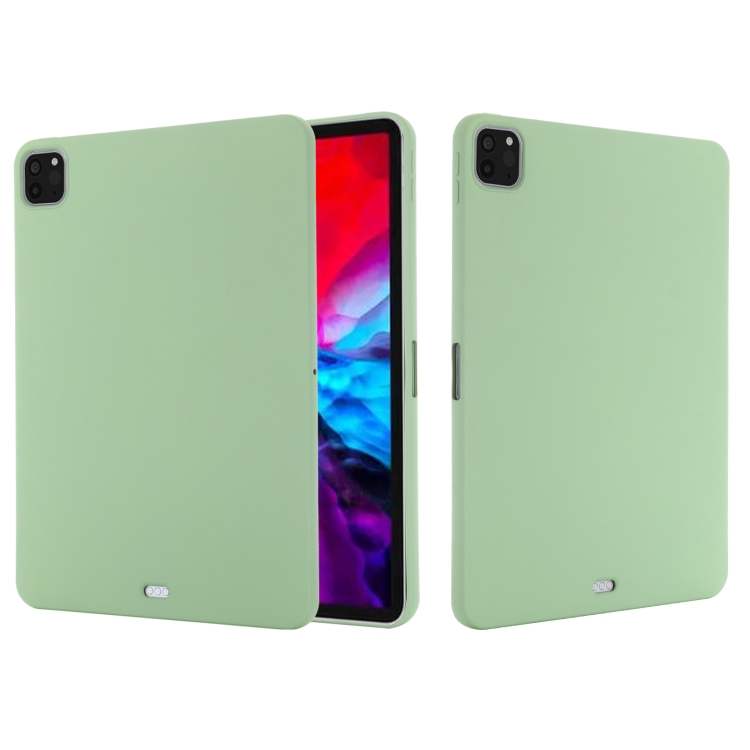 

Pure Color Liquid Silicone Shockproof Full Coverage Case For iPad Pro 11 (2021)(Green)