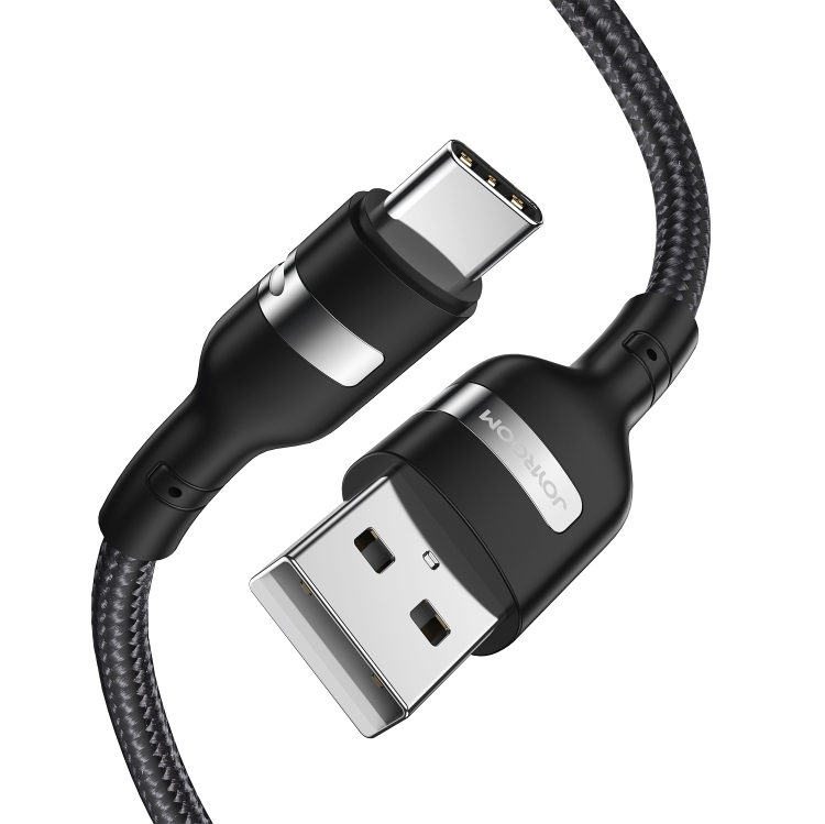 

JOYROOM S-1230N7 3A Starlight Series USB to Type-C / USB-C Nylon Braid Data Cable, Length: 1.2m(Black)