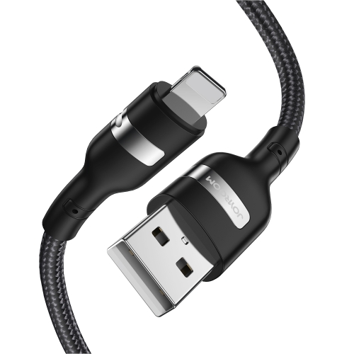 

JOYROOM S-1230N7 2.4A Starlight Series USB to 8 Pin Nylon Braid Data Cable, Length: 1.2m(Black)