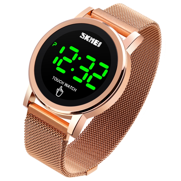 SKMEI 1668 Round Dial LED Digital Display Electronic Watch with Touch Luminous Button(Rose Gold)
SKMEI 1668 Round Dial LED Digital Display Electronic Watch with Touch Luminous Button(Rose Gold)