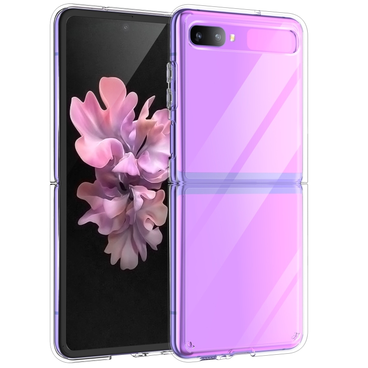 

For Samsung Galaxy Z Flip Simple All-inclusive Clear Crystal PC +TPU Shockproof Case