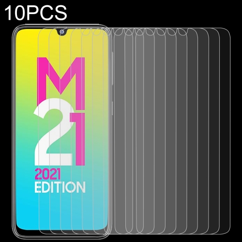 

For Samsung Galaxy M21 2021/M21s/M21 10 PCS 0.26mm 9H 2.5D Tempered Glass Film