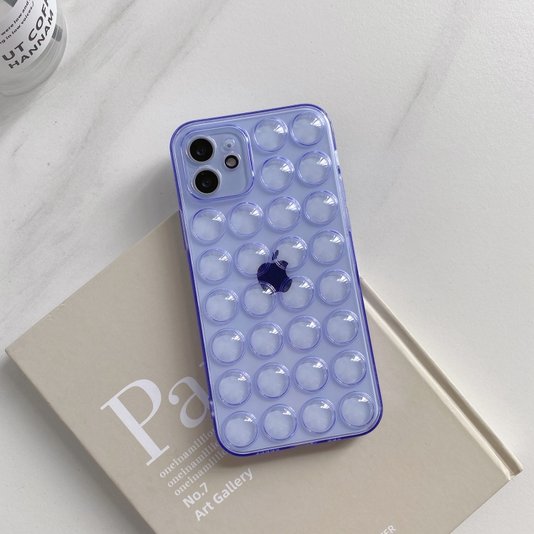 

TPU Bubble Shockproof Protective Case For iPhone 12 Mini(Light Purple)