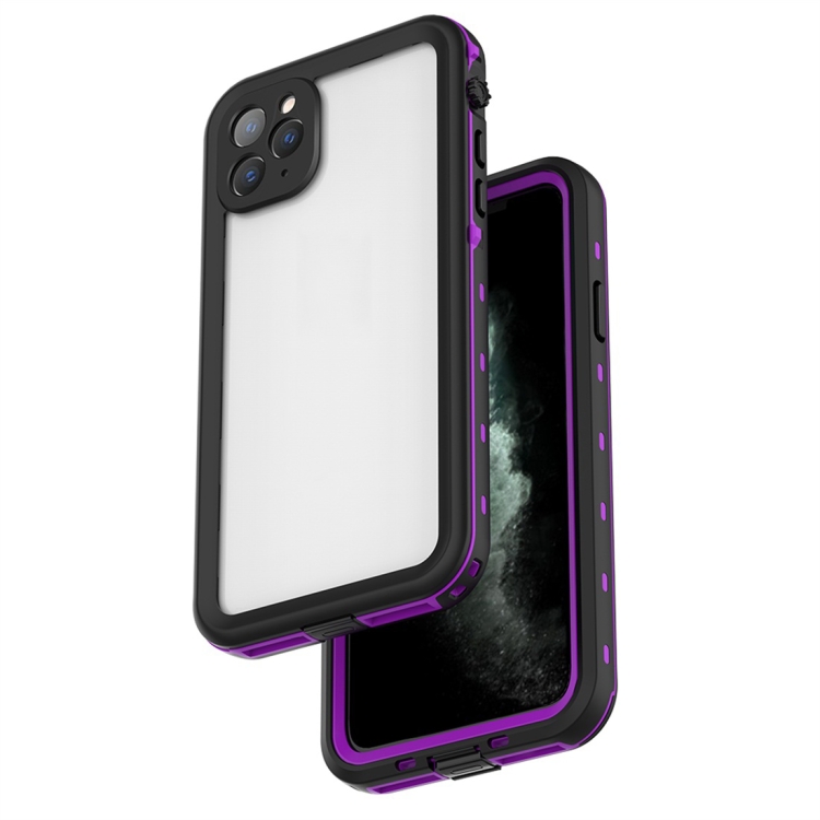 

For iPhone 11 Pro Max RedPepper Shockproof Waterproof PC + TPU Protective Case(Purple)