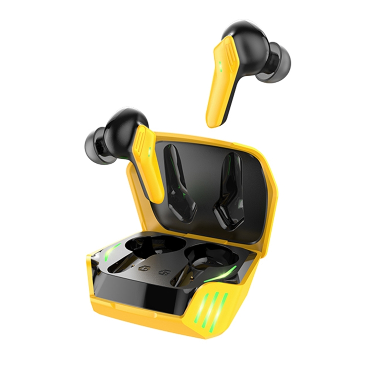 

hoco S21 Bluetooth 5.0 Magic Shadow Gaming Wireless Bluetooth Earphone(Yellow)