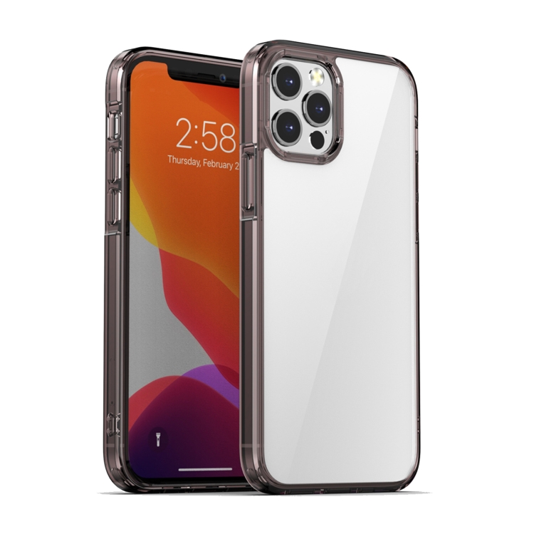 

PC + TPU Full Coverage Shockproof Protective Case For iPhone 13 mini(Transparent Black)