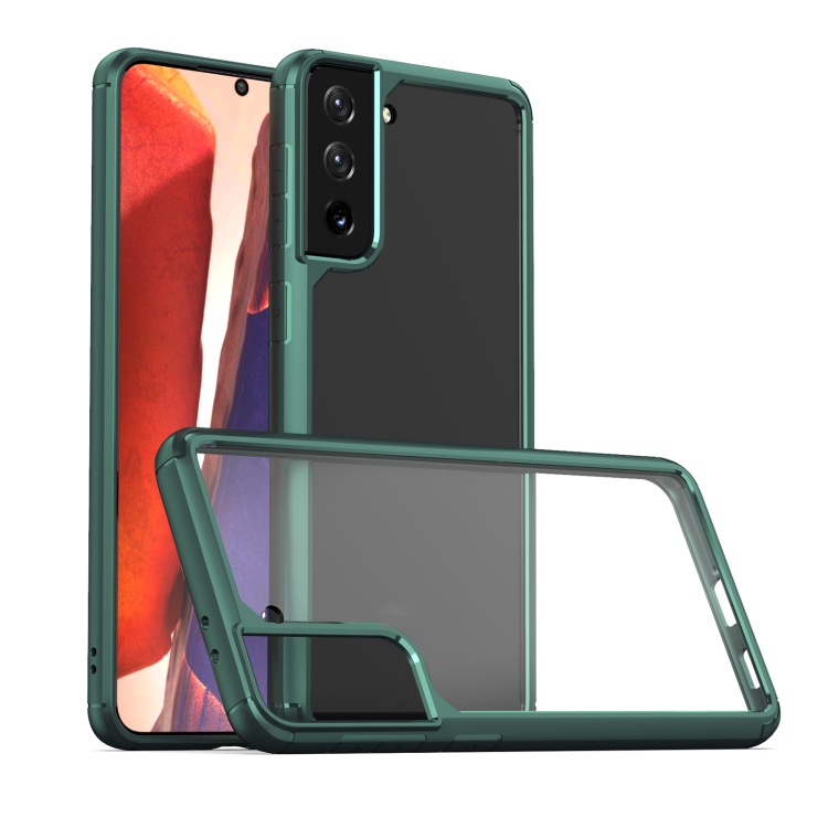 

For Samsung Galaxy S21+ 5G TPU + PC Protective Case(Dark Green)