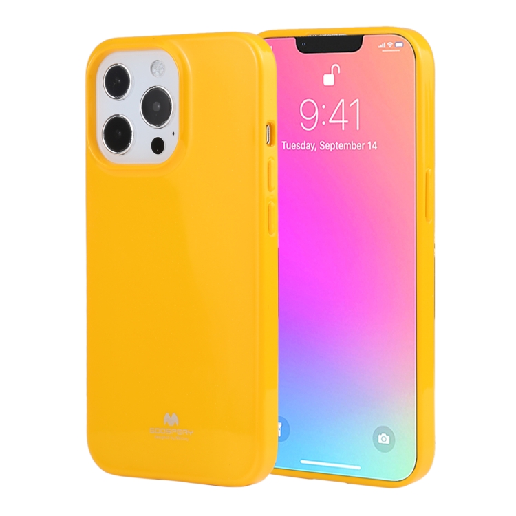 

GOOSPERY JELLY Full Coverage Soft Case For iPhone 13 Pro Max(Yellow)