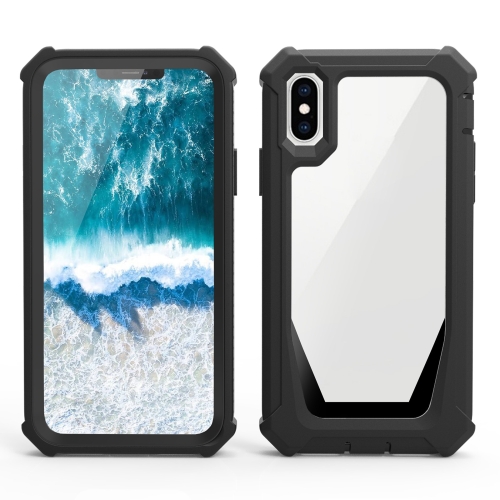 

Stellar Space PC + TPU 360 Degree All-inclusive Shockproof Case For iPhone XS Max(Black)