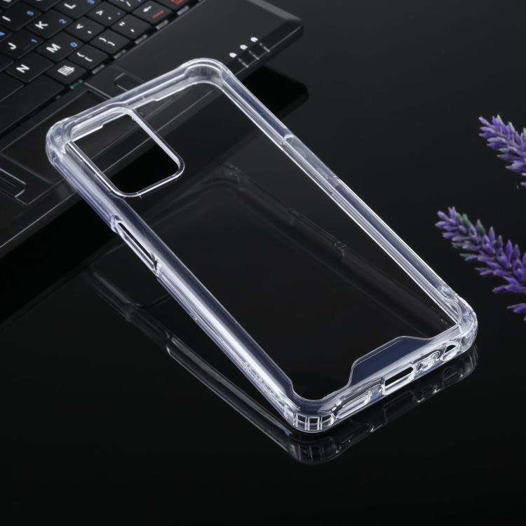 

For OPPO A54 4G Four-corner Shockproof Transparent TPU + PC Protective Case