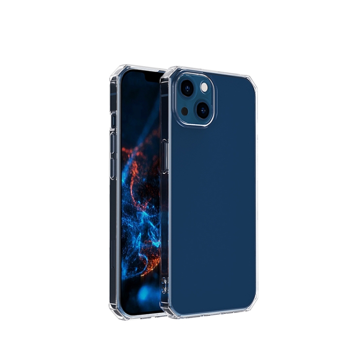

Straight Side Octagonal Transparent Shockproof TPU Protective Case For iPhone 13 Pro Max