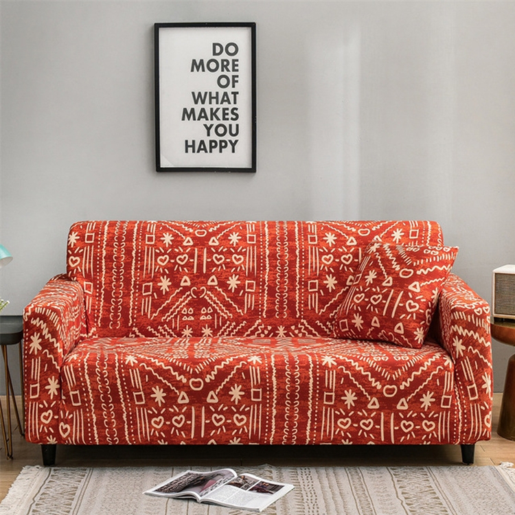 

Double Seat Full Coverage Elastic Non-slip Sofa Cover(Reddy)
