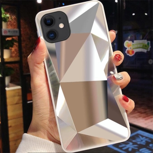 

For iPhone 11 Pro Shockproof Diamond Texture TPU Jelly Protective Case(Silver)