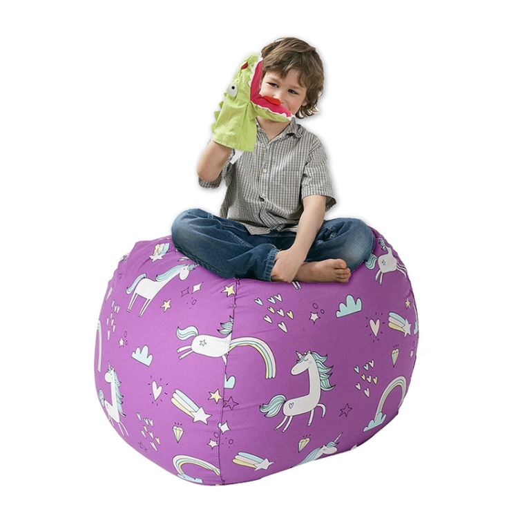 

Soft Toy Children Storage Bag Cloth Cover Sofa Cover, Size:18 inch(Unicorn)