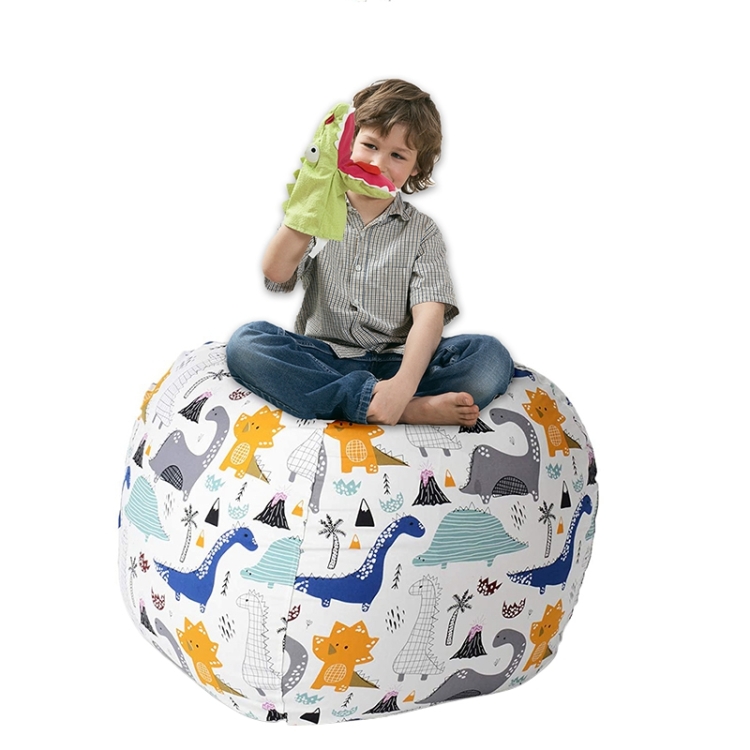 

Soft Toy Children Storage Bag Cloth Cover Sofa Cover, Size:23 inch(Dinosaur)