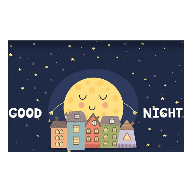 

Household Cloth Dust-proof Cover for Television, Size:55 inch(Moon)